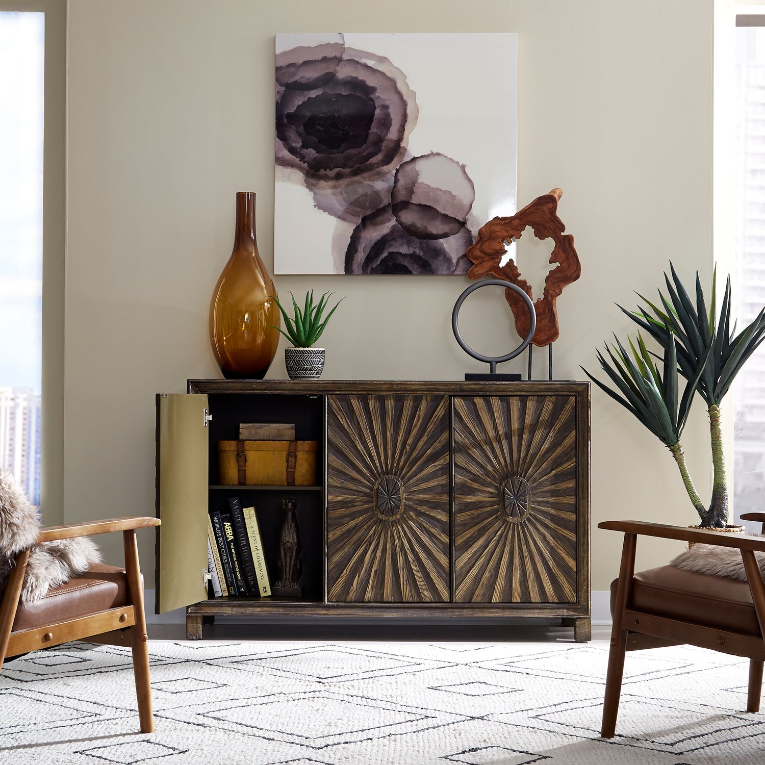 Chaucer 3-Door Accent Cabinet
