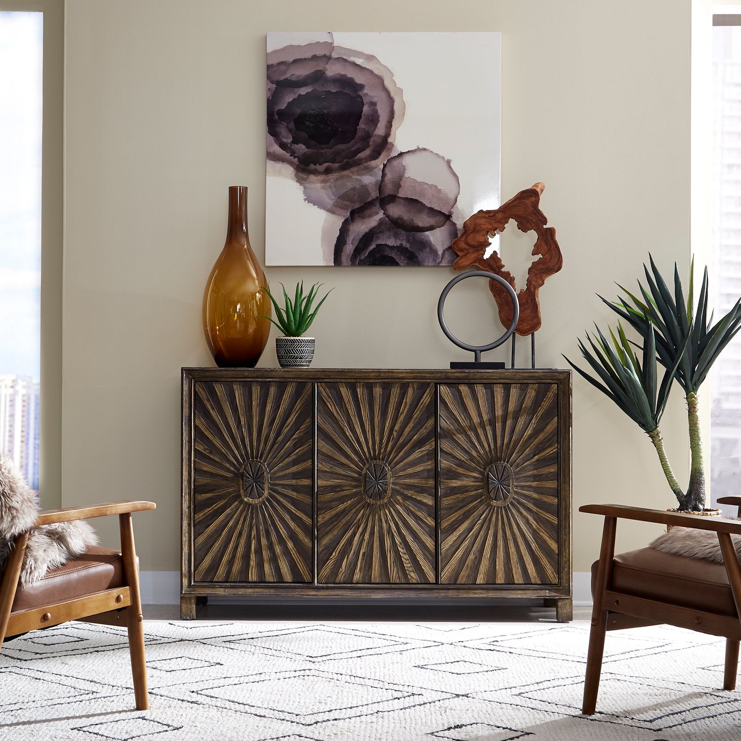 Chaucer 3-Door Accent Cabinet