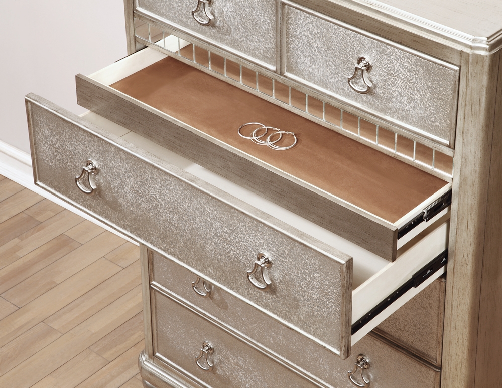 Bling Game Wood Chest w/6 Drawers
