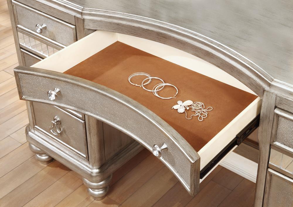 Bling Game Vanity Desk w/9 Drawers