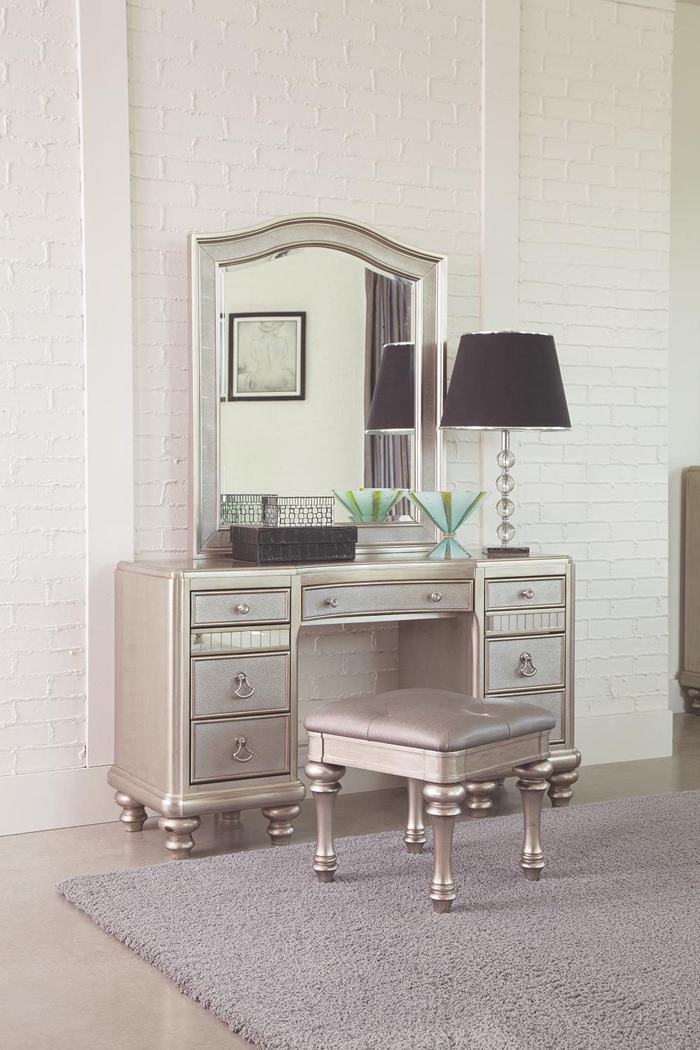 Bling Game Vanity Desk w/9 Drawers