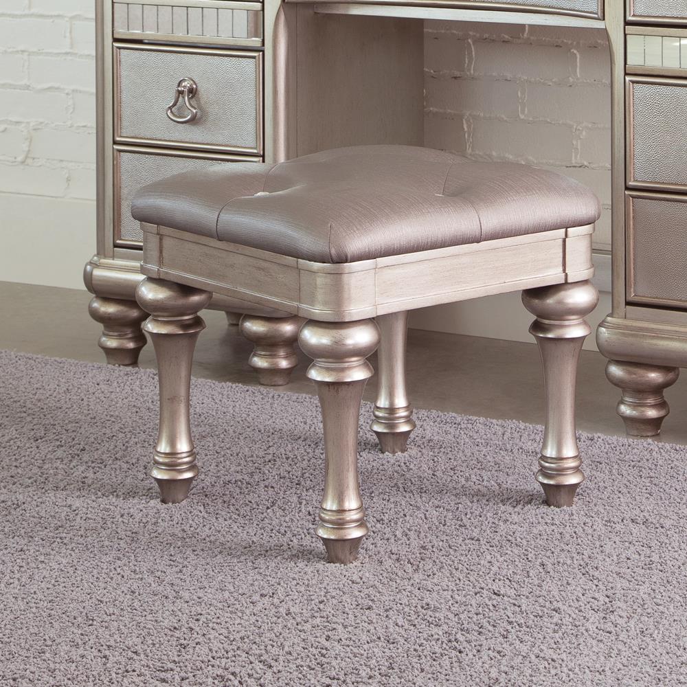 Bling Game Upholstered Vanity Stool