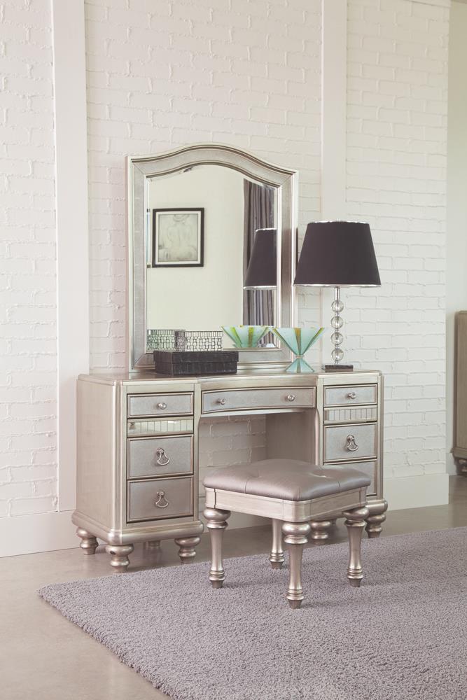Bling Game Upholstered Vanity Stool