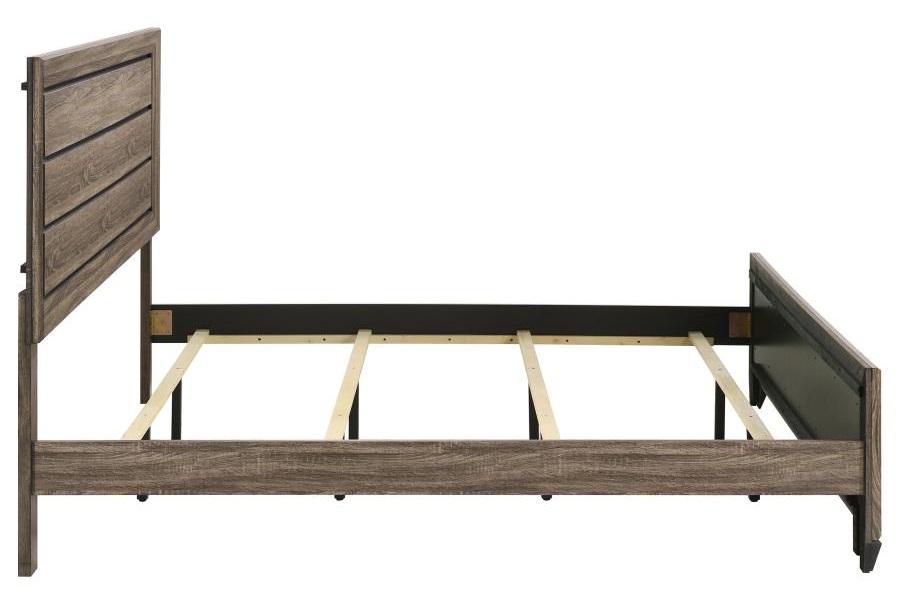 Kauffman Wood Panel Bed, Eastern King Size