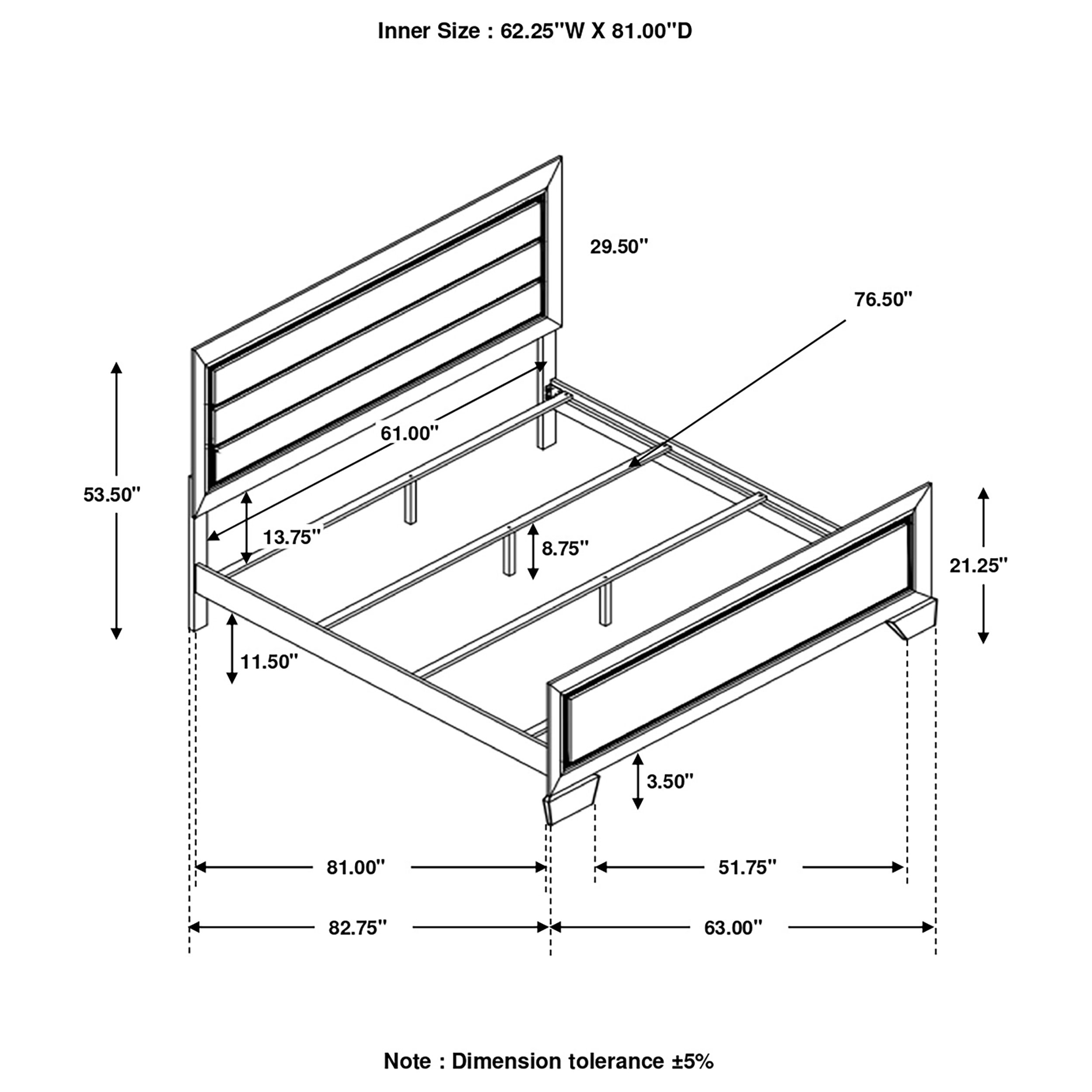 Kauffman Wood Panel Bedroom Set