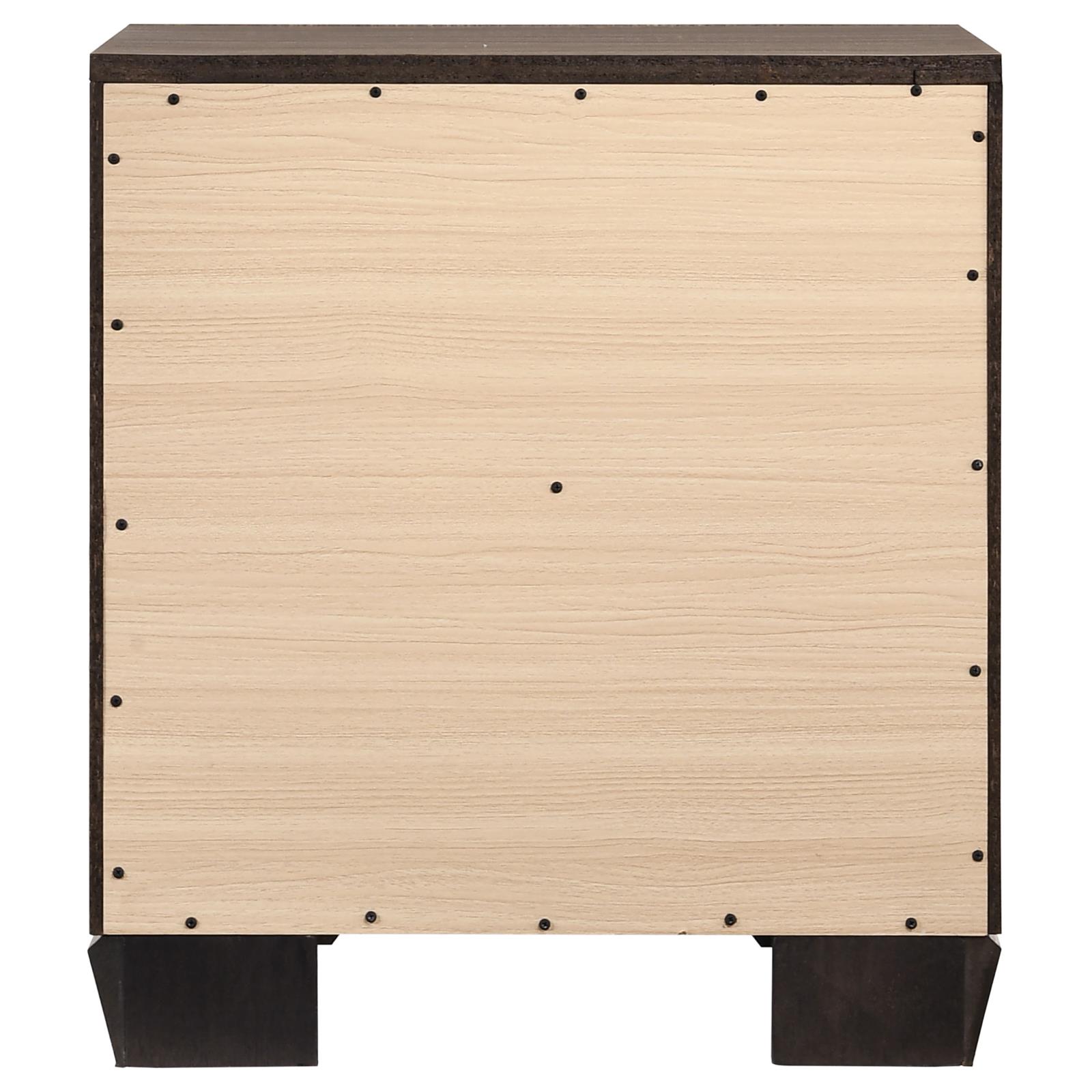 Kauffman Wood Nightstand w/2 Drawers
