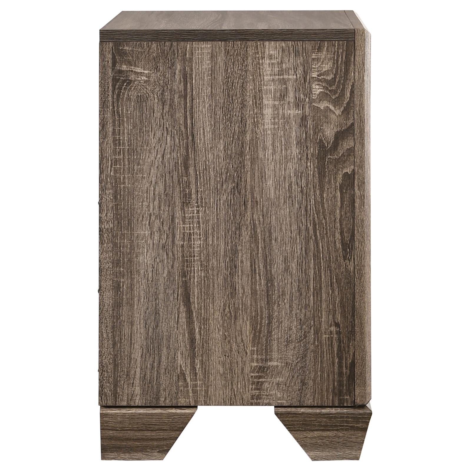 Kauffman Wood Nightstand w/2 Drawers