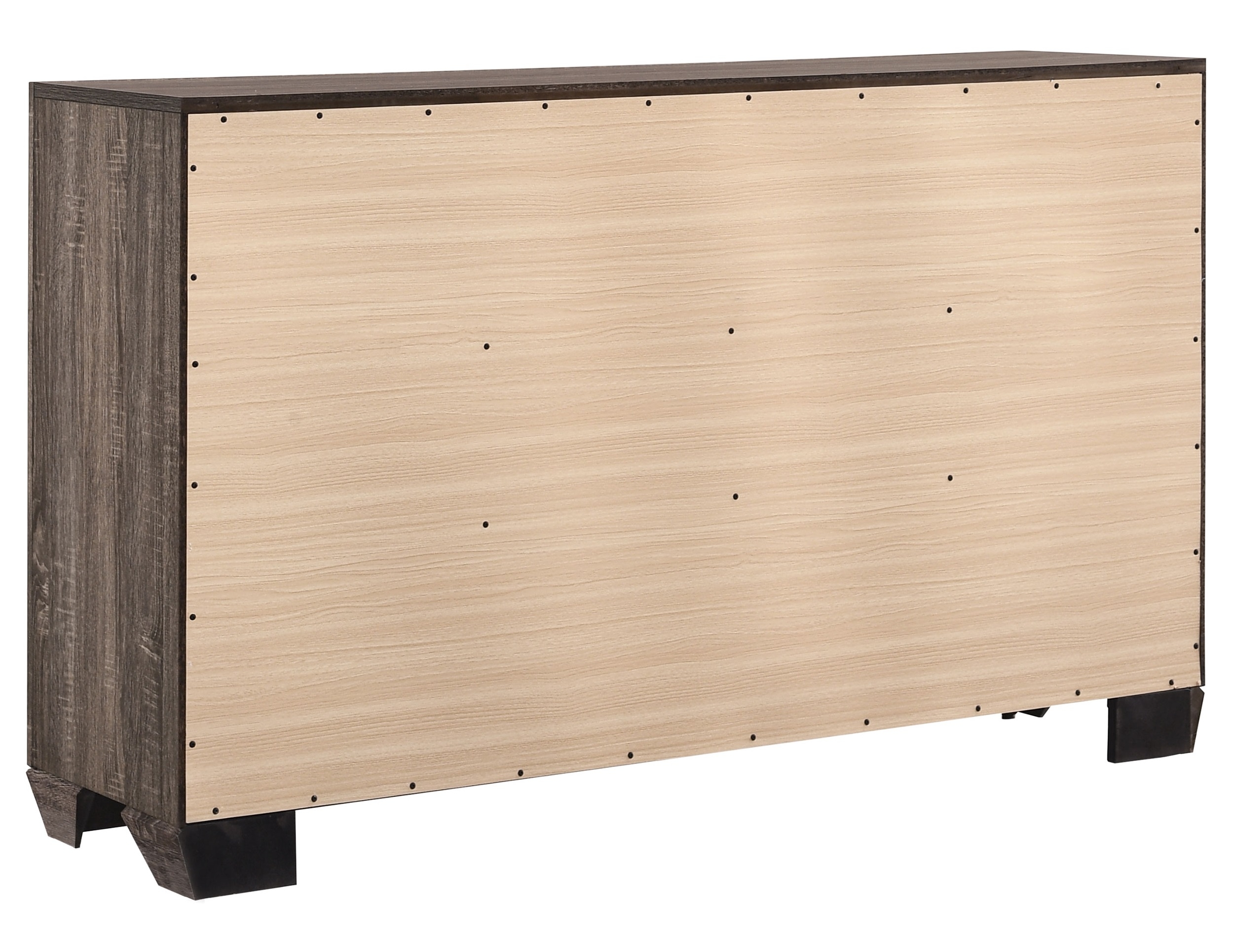 Kauffman Wood Double Dresser w/6 Drawers