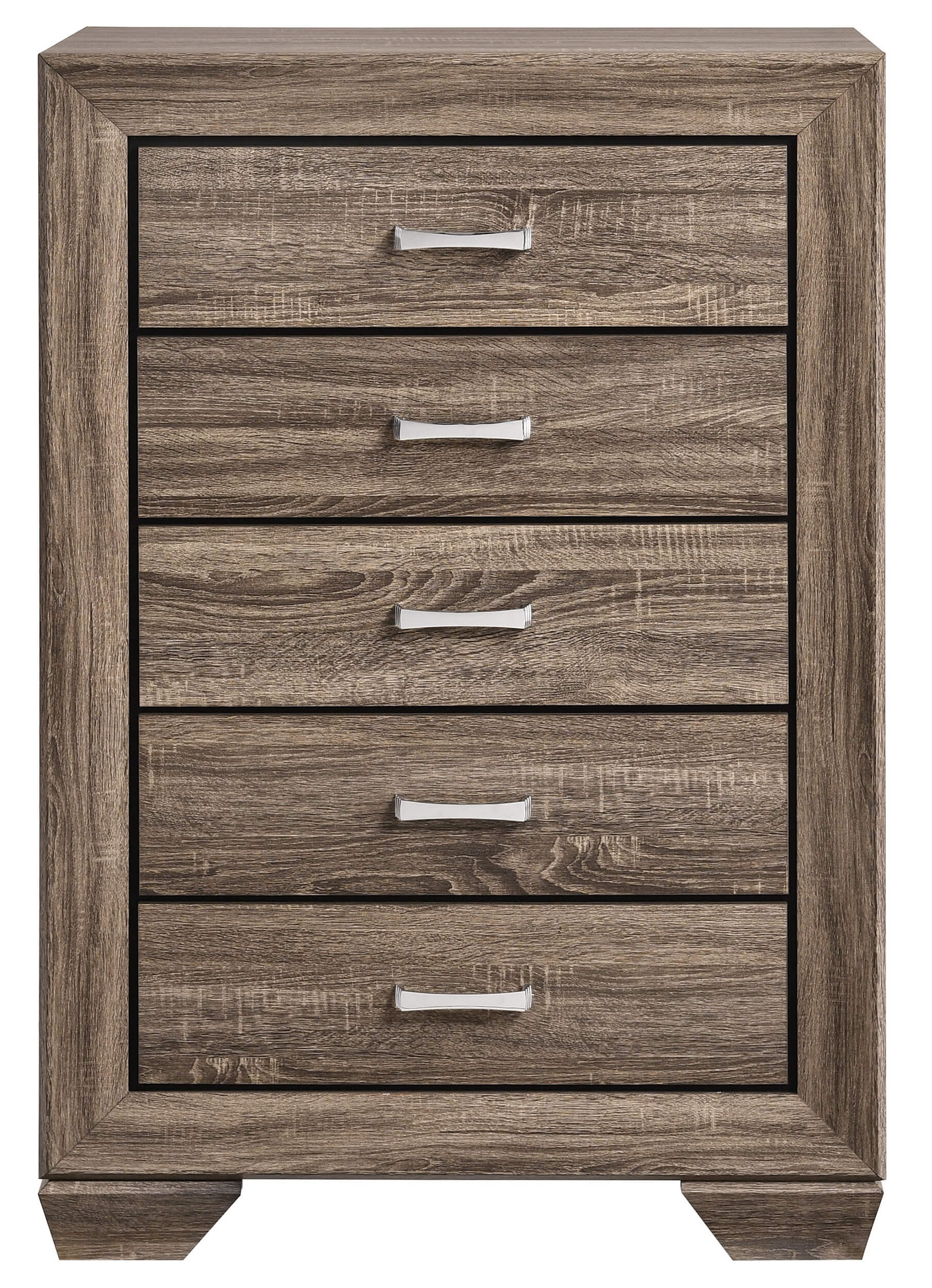 Kauffman Wood Panel Bedroom Set