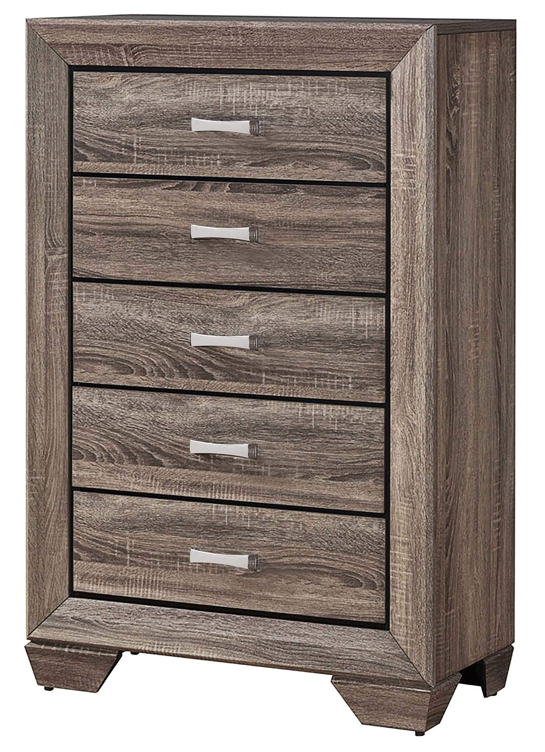 Kauffman Wood Chest w/5 Drawers