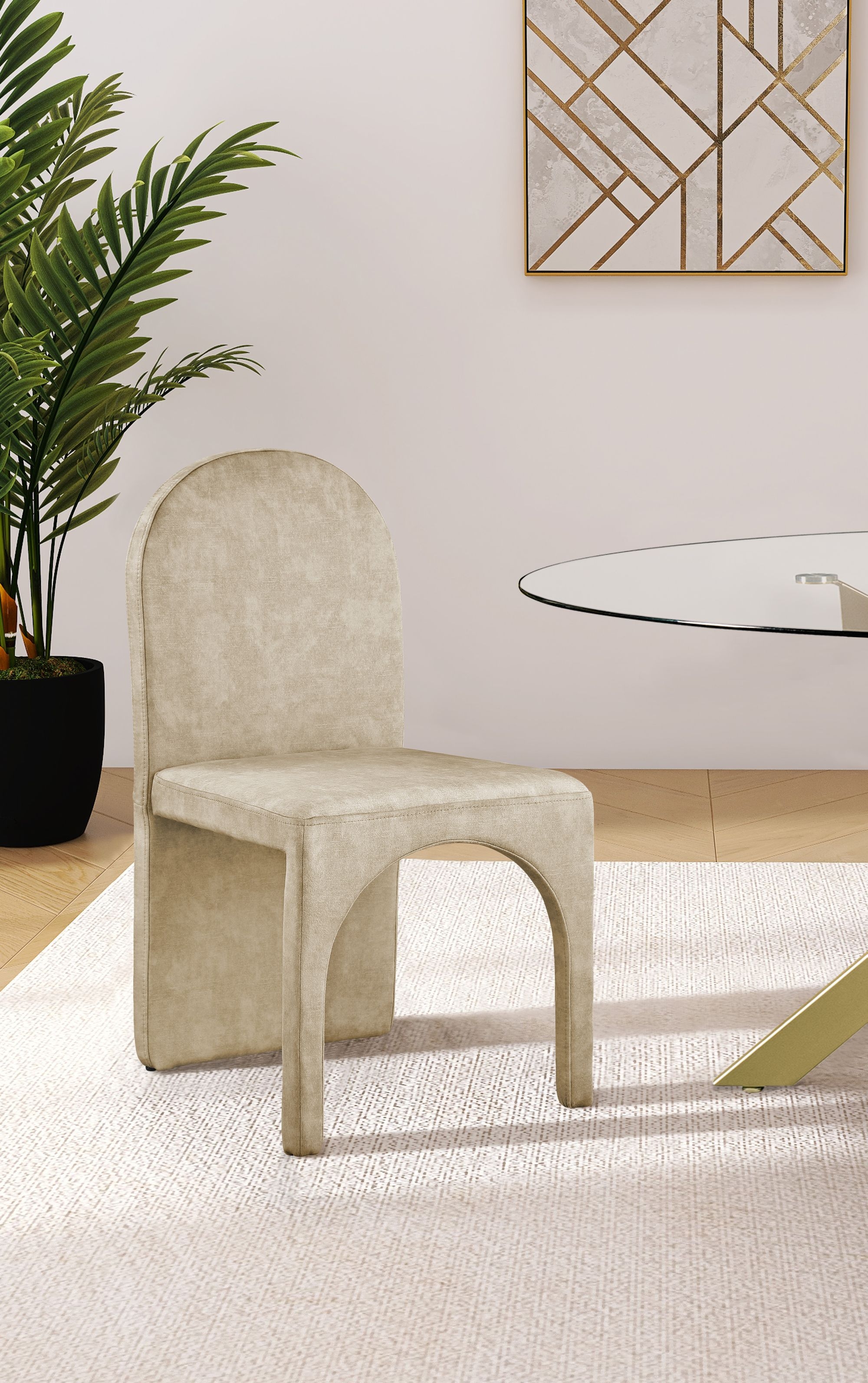 Summer Velvet Dining Side Chair
