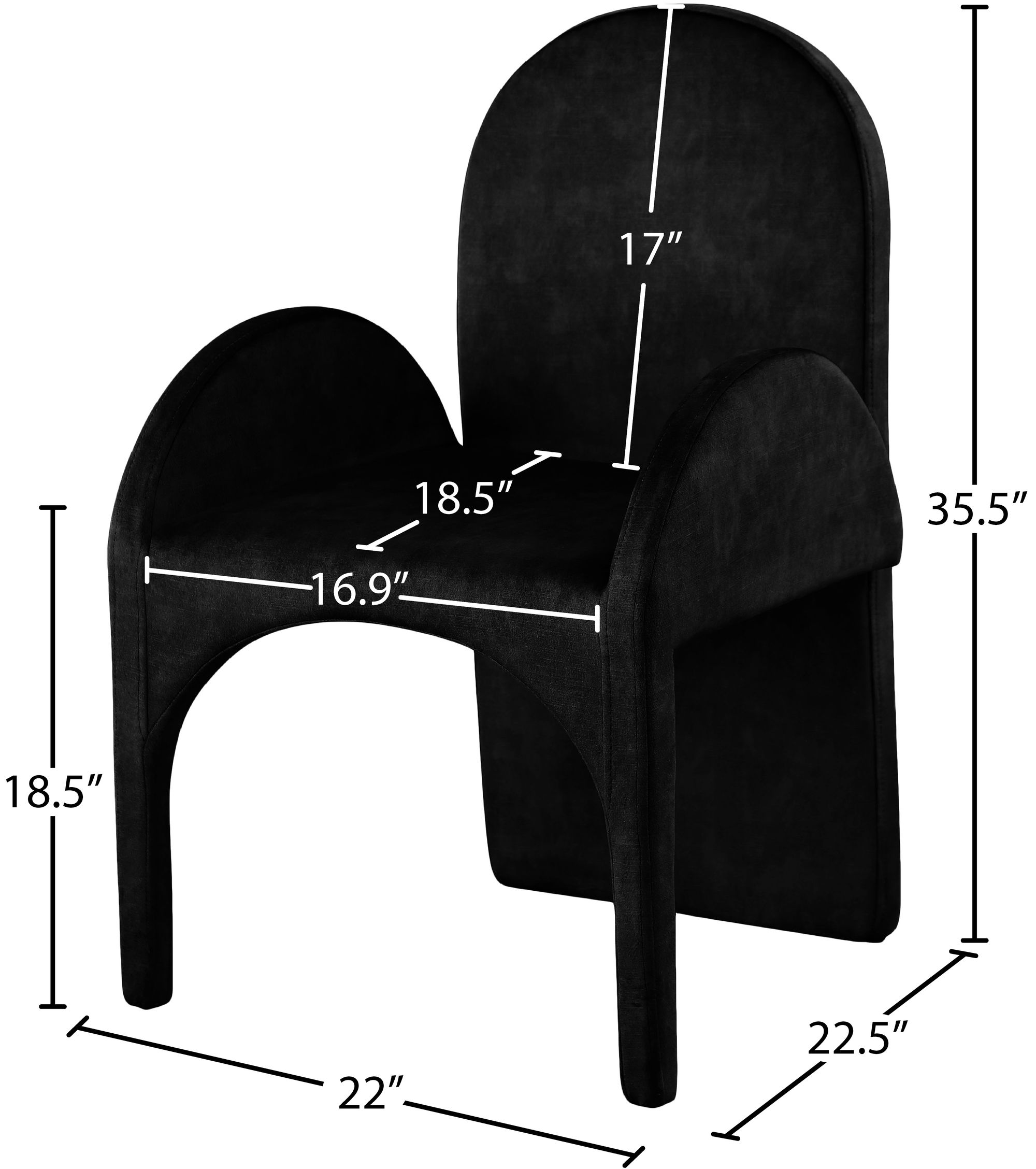 Summer Velvet Dining Arm Chair