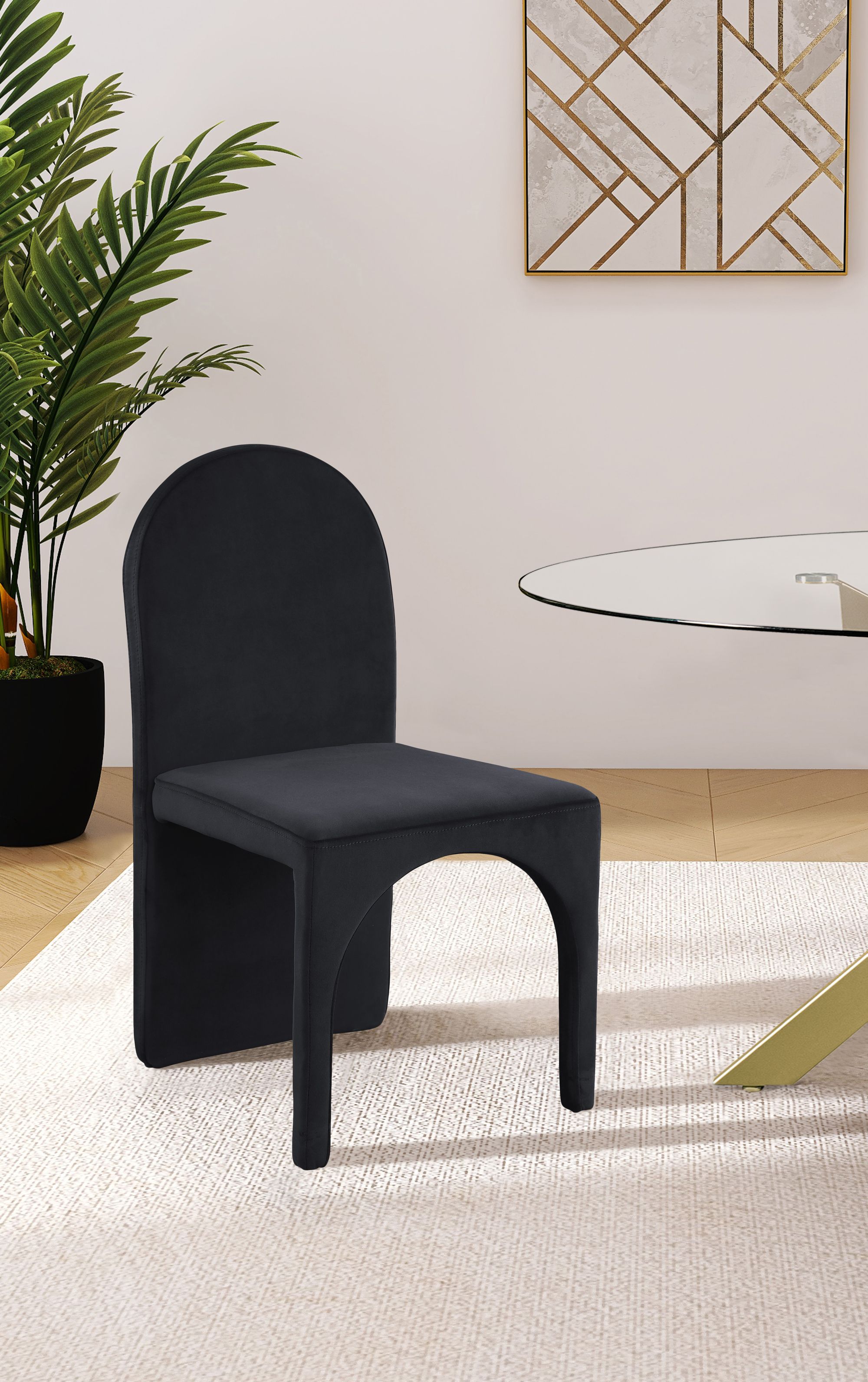 Summer Velvet Dining Side Chair