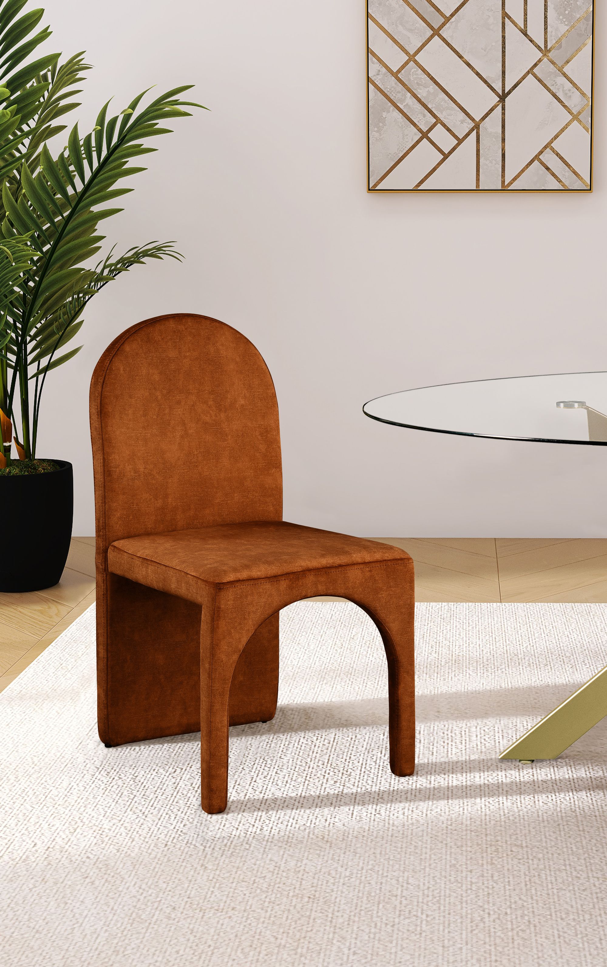 Summer Velvet Dining Side Chair