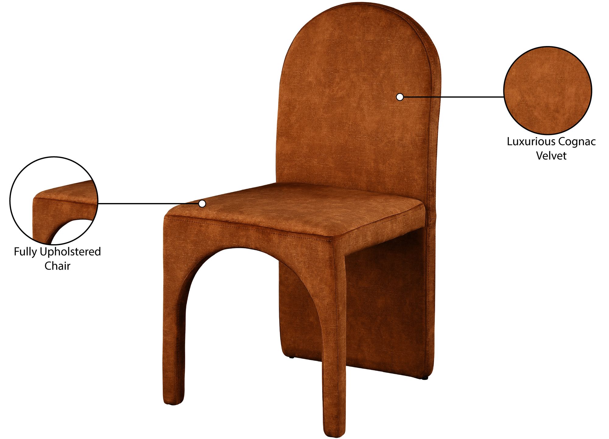 Summer Velvet Dining Side Chair