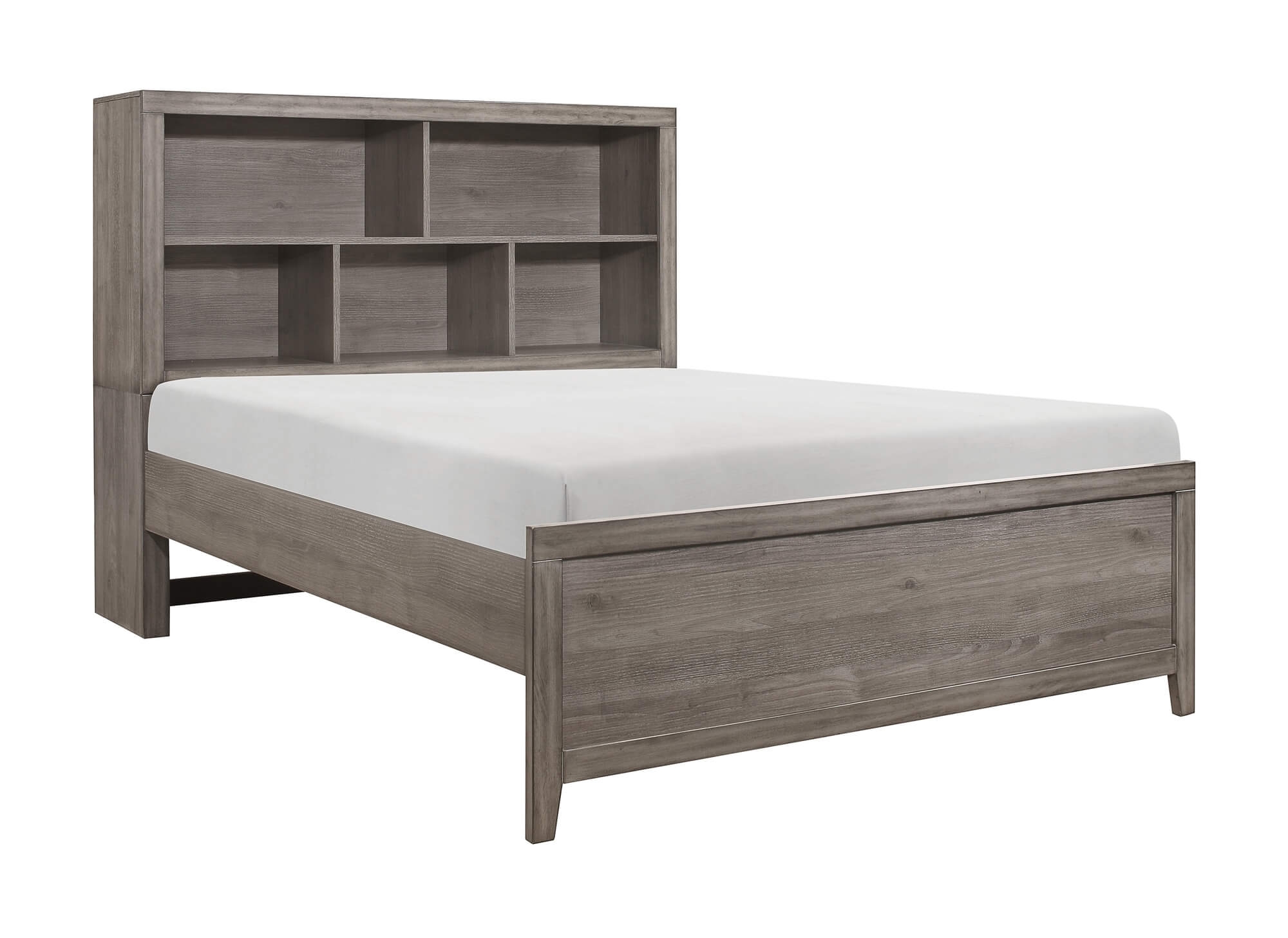 Woodrow Melamine/Wood Headboard Storage Bed