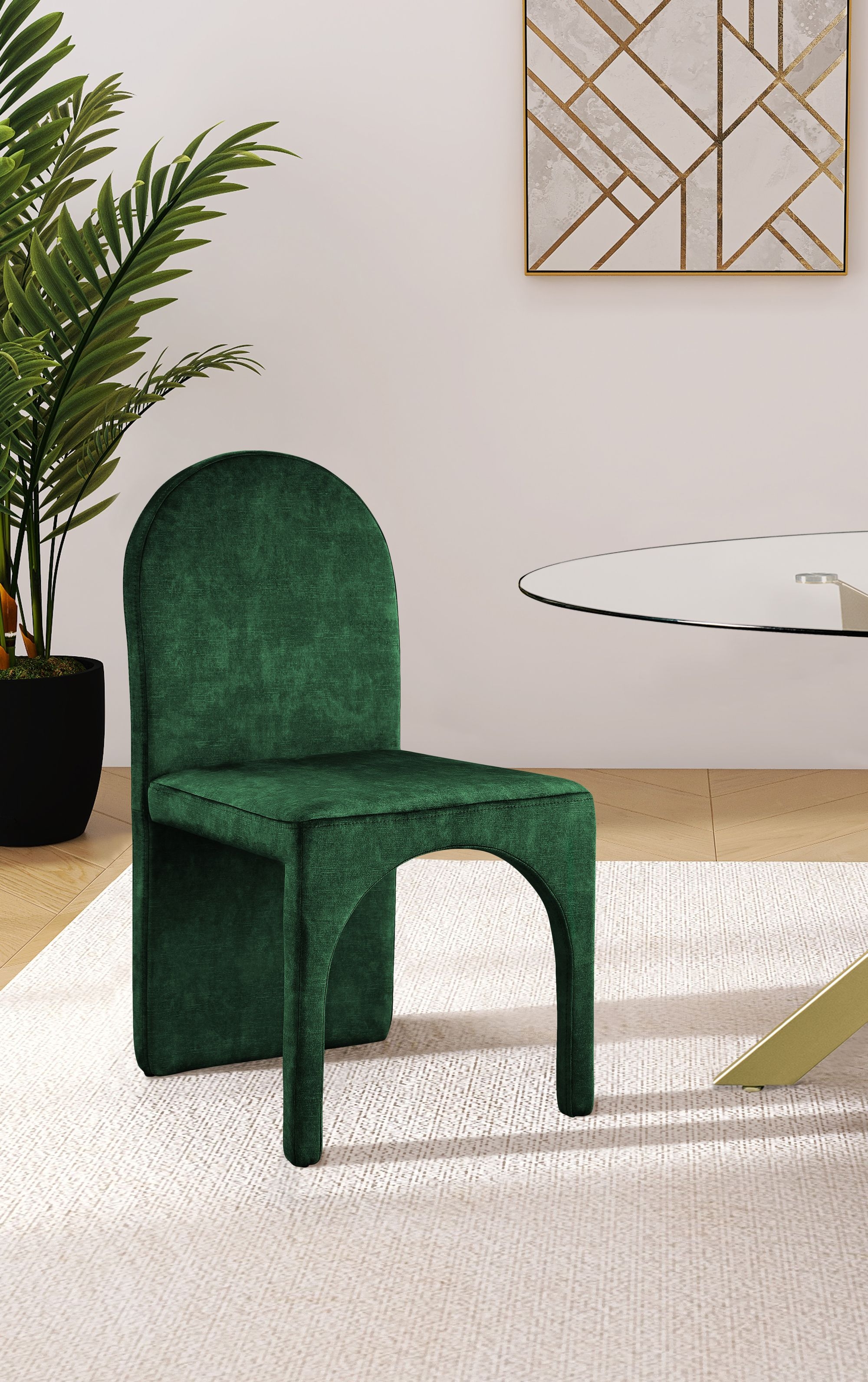 Summer Velvet Dining Side Chair