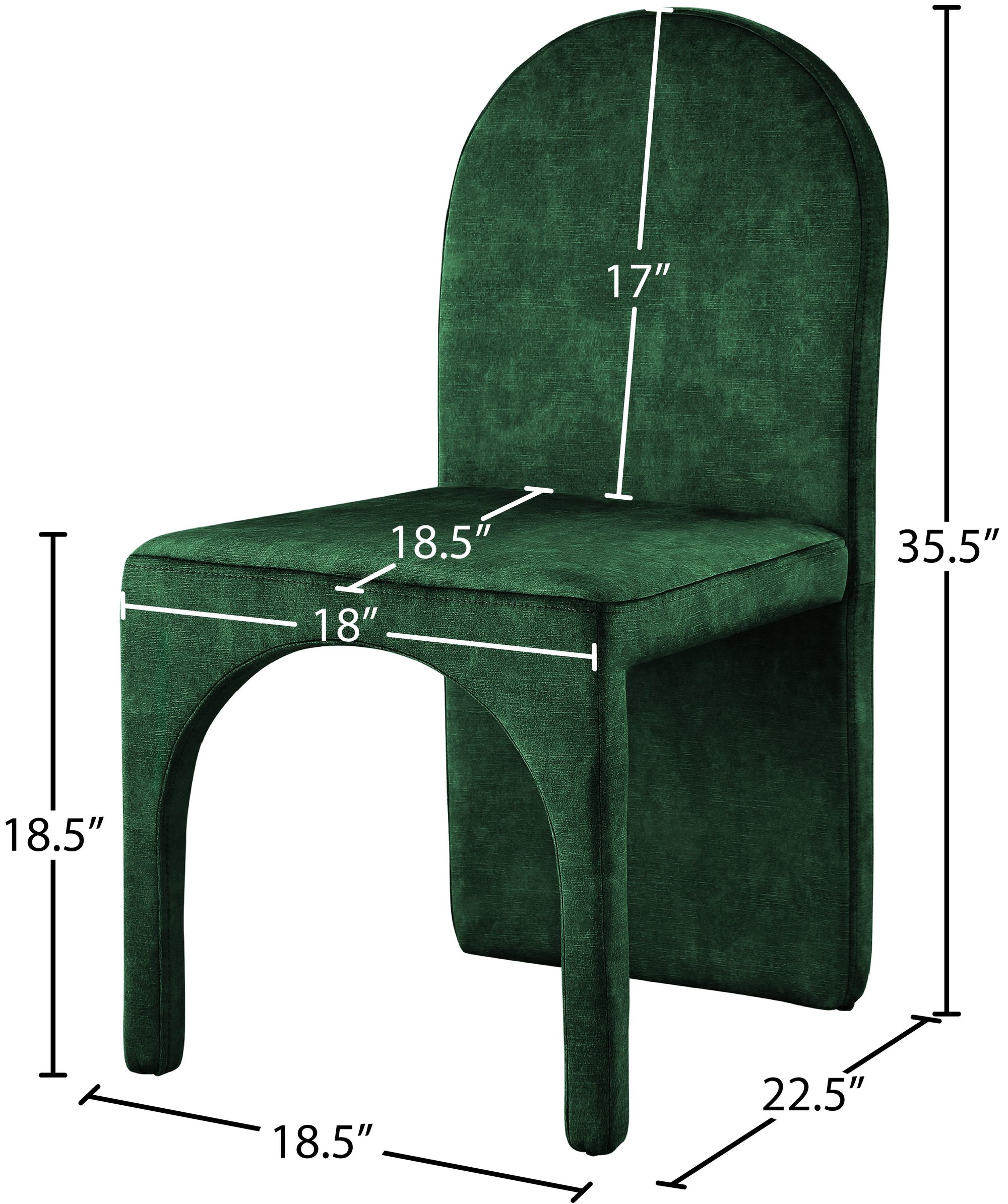 Summer Velvet Dining Side Chair