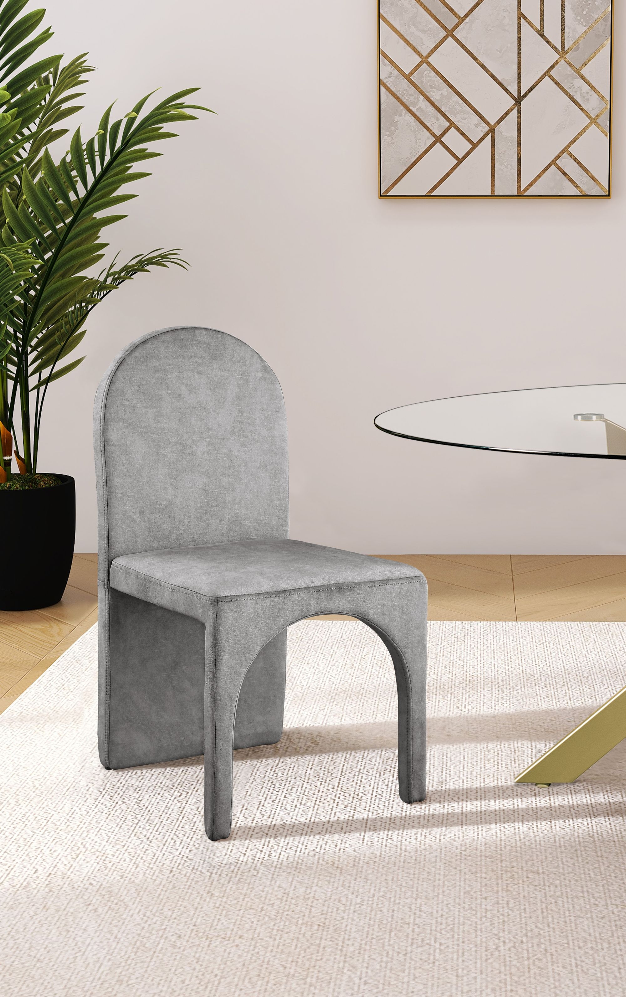 Summer Velvet Dining Side Chair