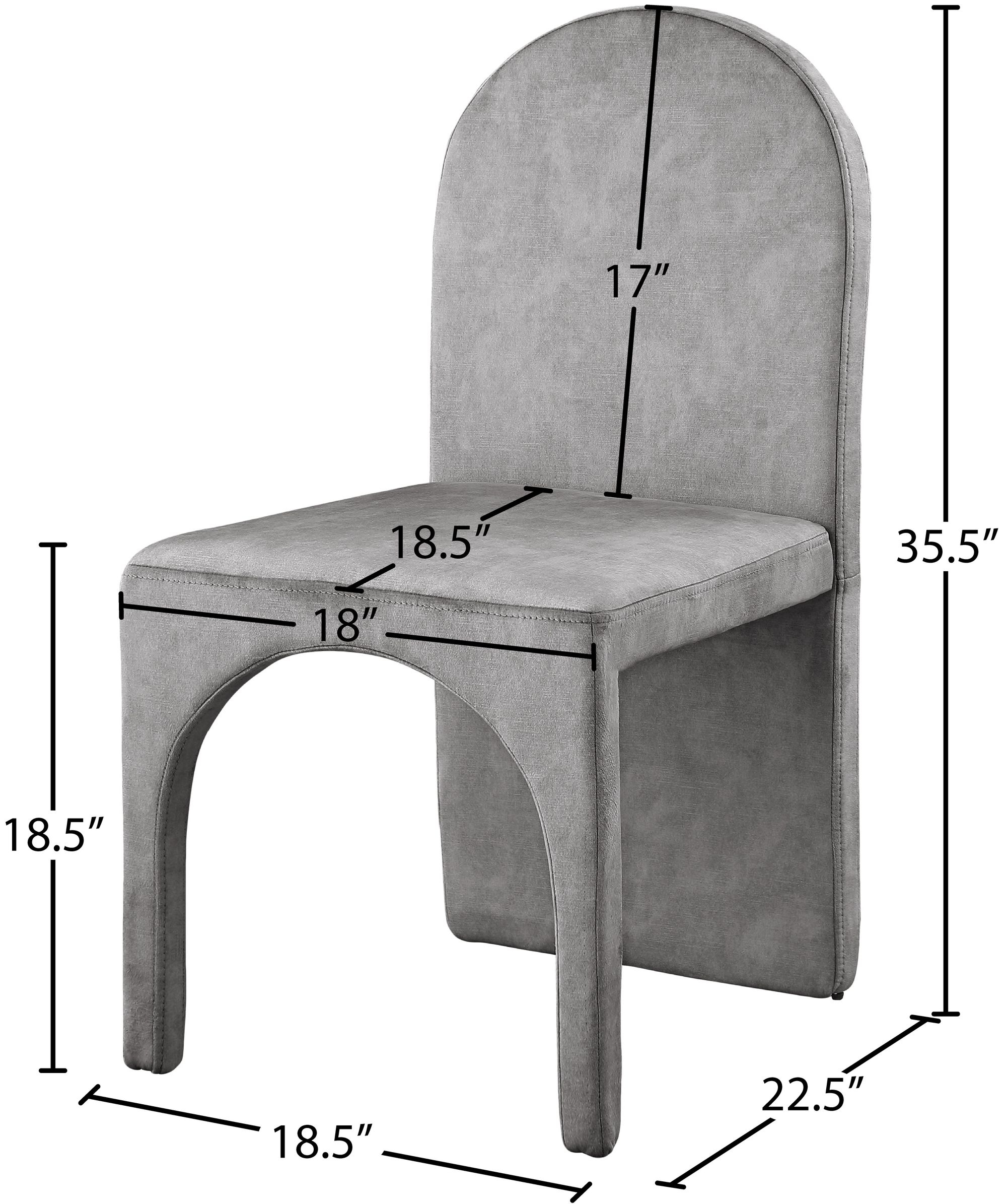 Summer Velvet Dining Side Chair