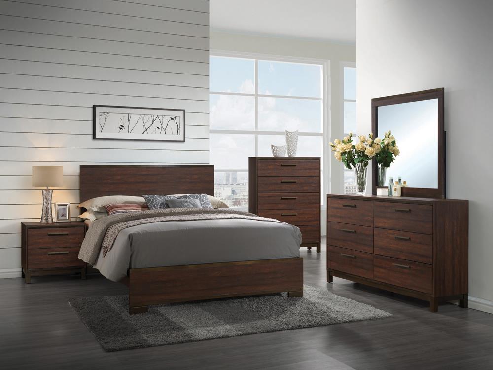 Edmonton Wood Panel Bed