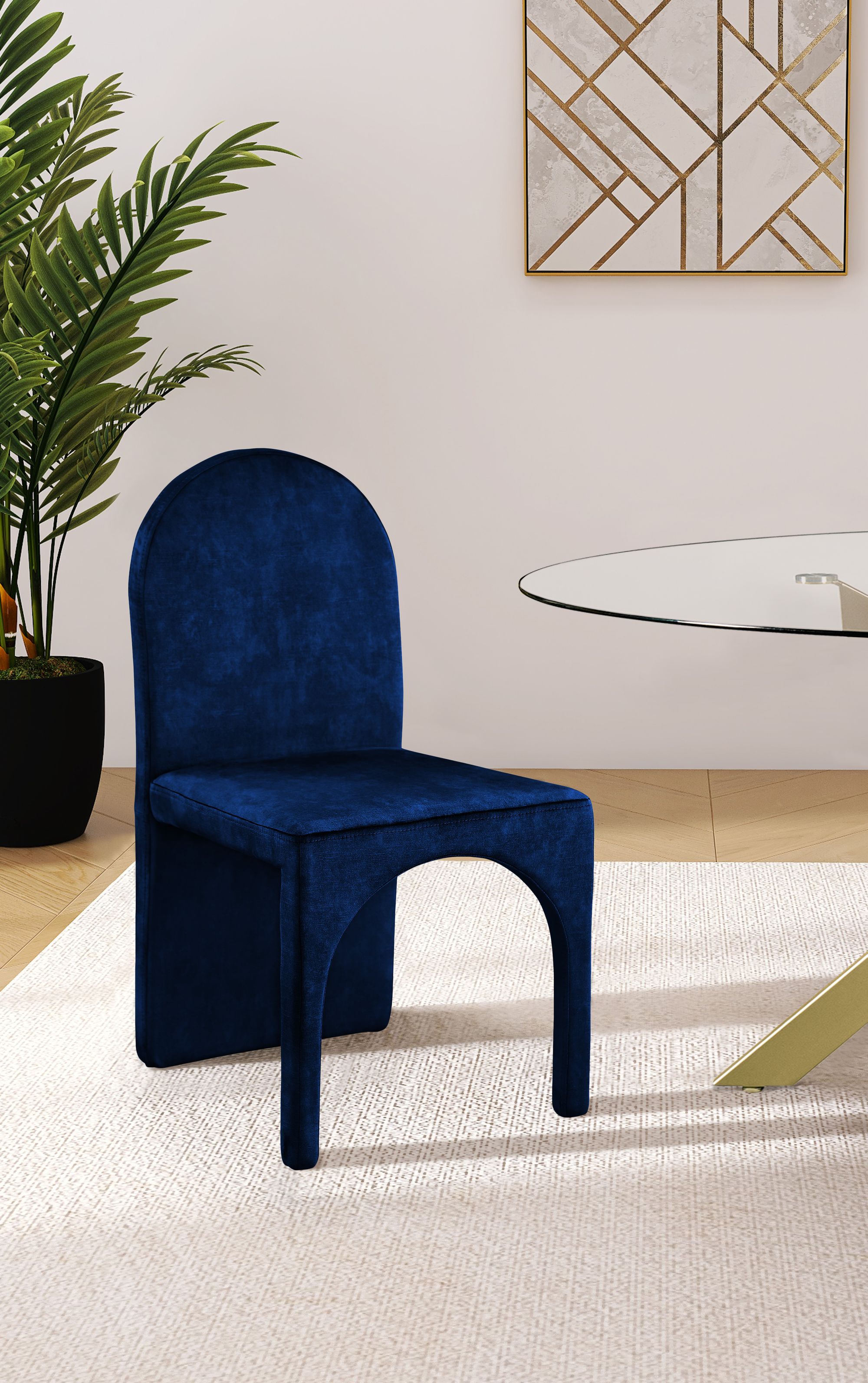 Summer Velvet Dining Side Chair