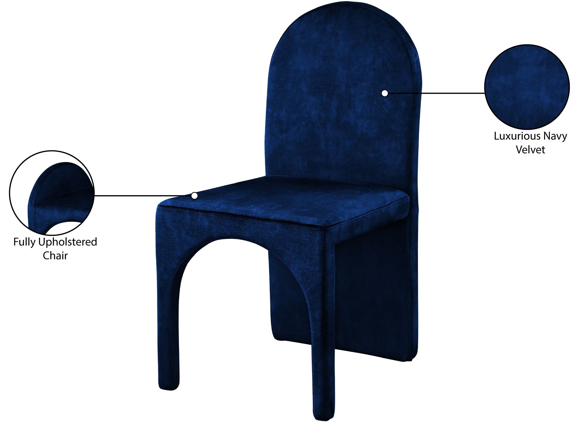 Summer Velvet Dining Side Chair