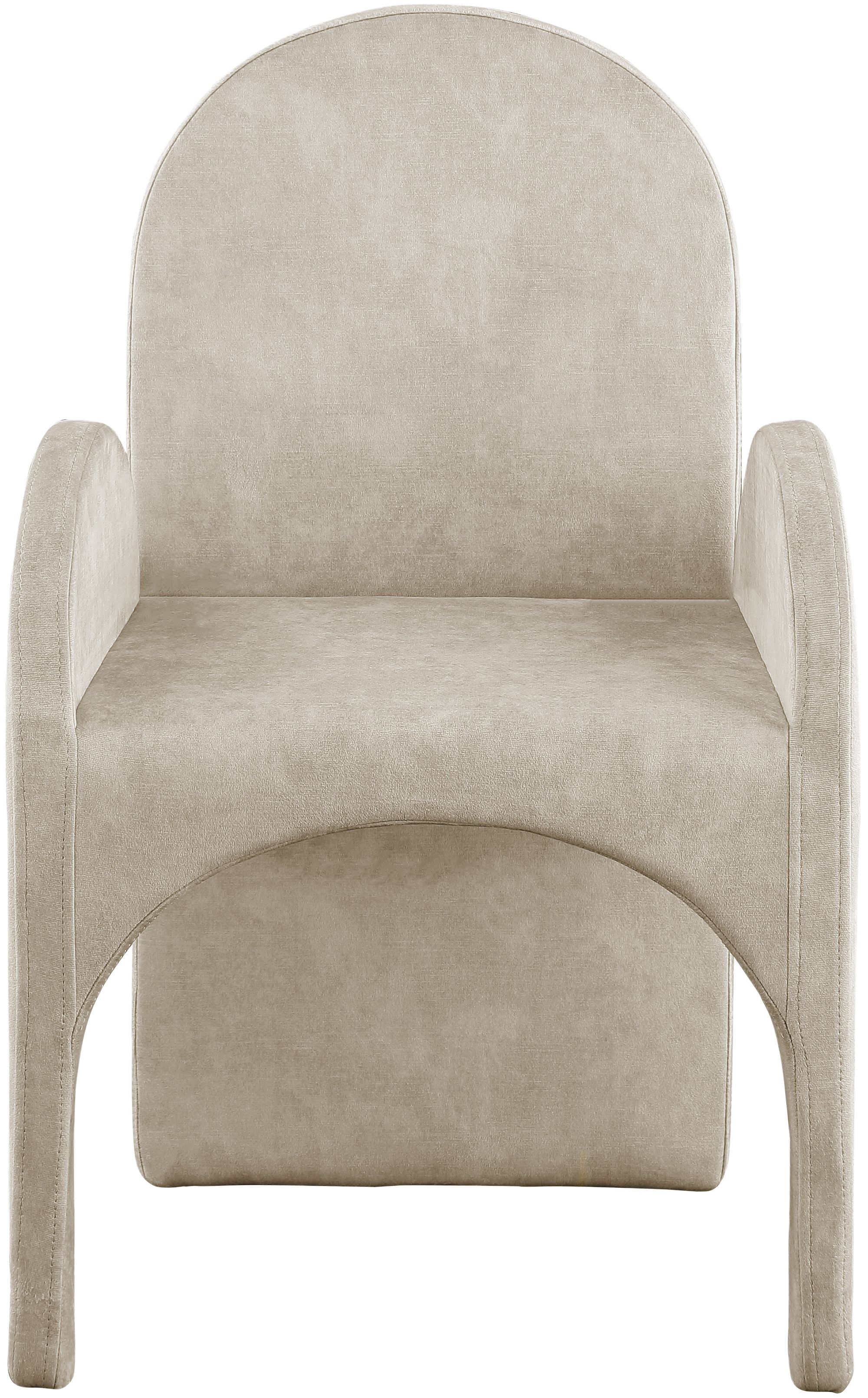 Summer Velvet Dining Arm Chair