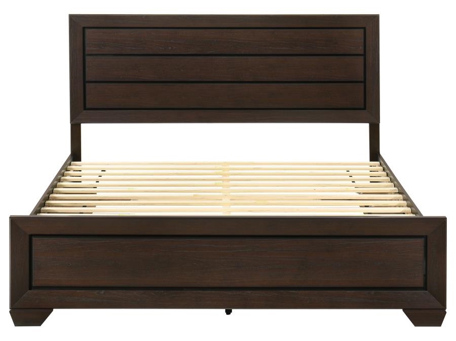 Kauffman Wood Storage Bed, Eastern King Size