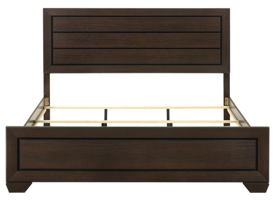 Kauffman Wood Panel Bed, Eastern King Size