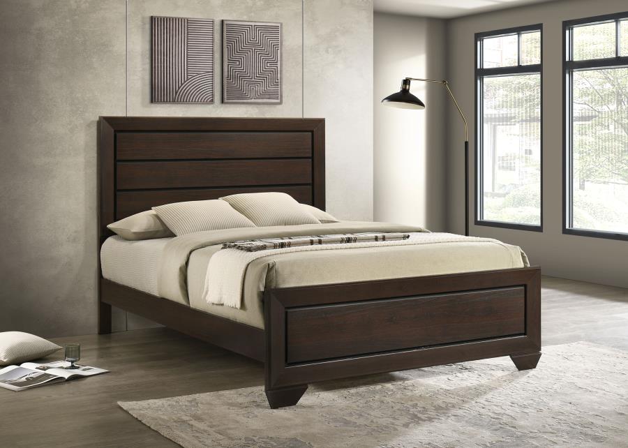 Kauffman Wood Panel Bedroom Set