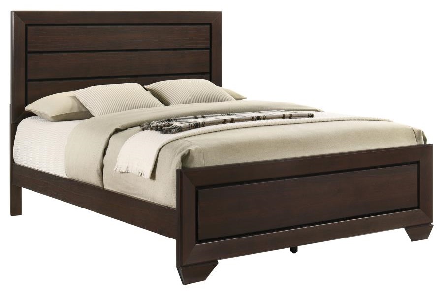 Kauffman Wood Panel Bedroom Set