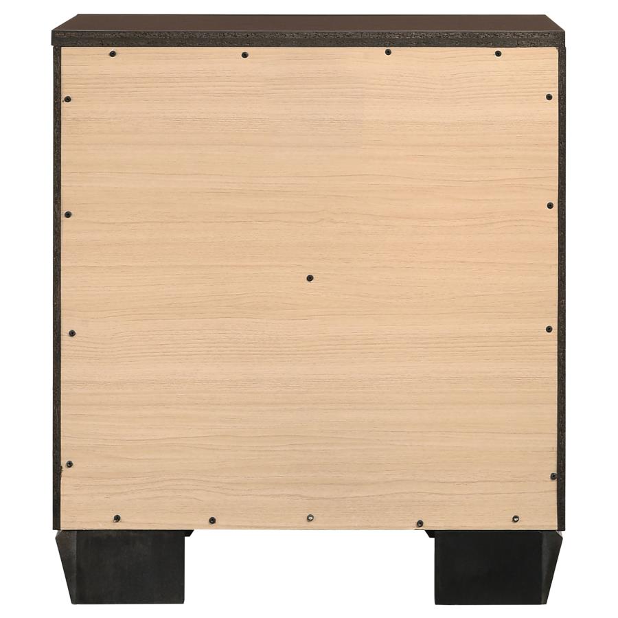 Kauffman Wood Nightstand w/2 Drawers