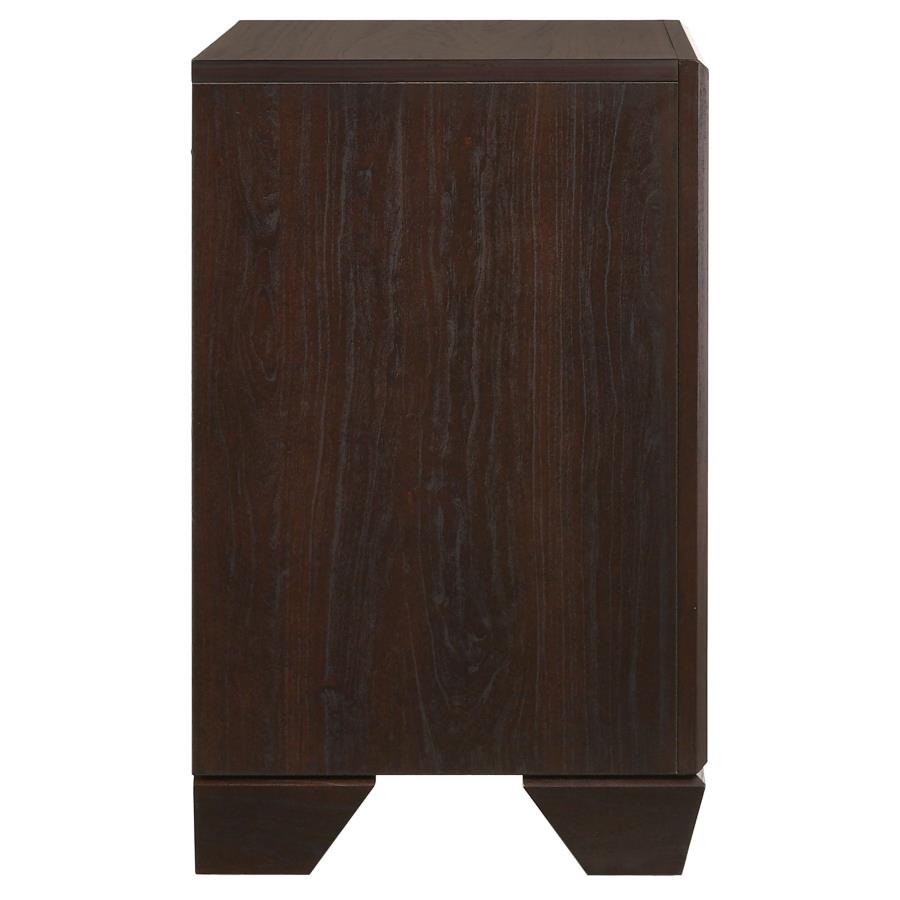 Kauffman Wood Nightstand w/2 Drawers