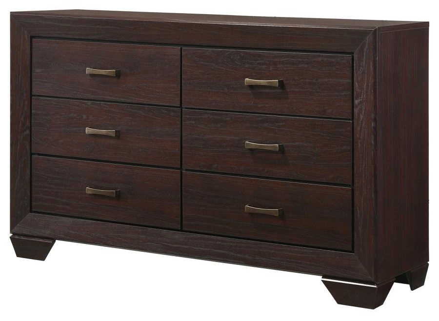 Kauffman Wood Panel Bedroom Set