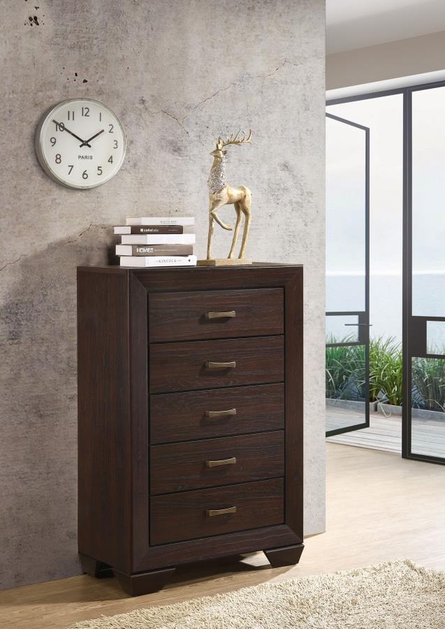 Kauffman Wood Chest w/5 Drawers
