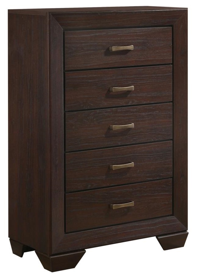Kauffman Wood Panel Bedroom Set