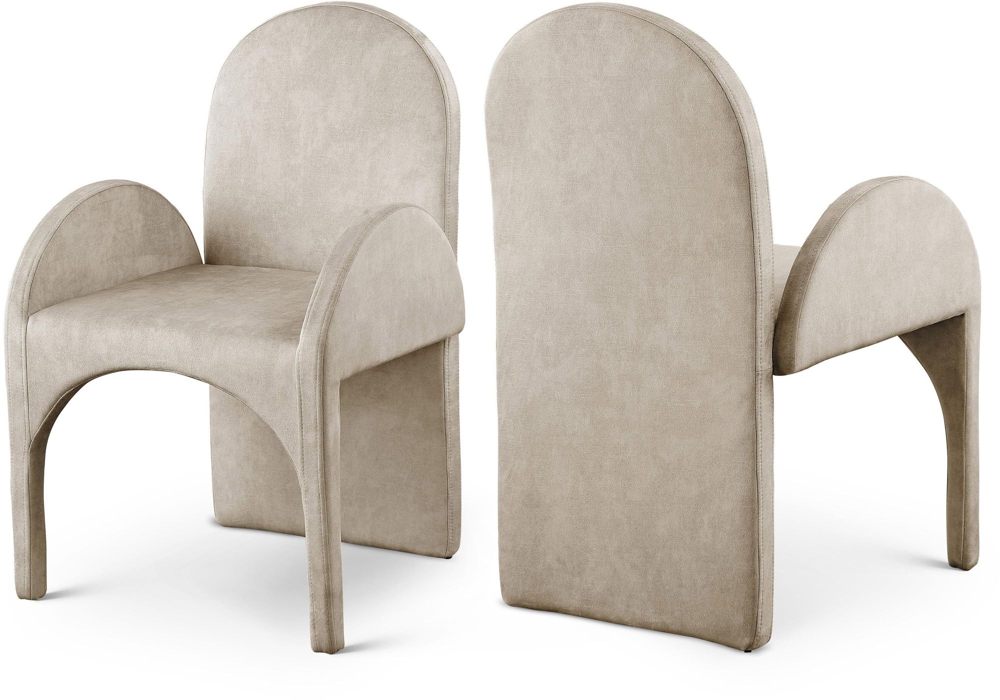 Summer Velvet Dining Arm Chair