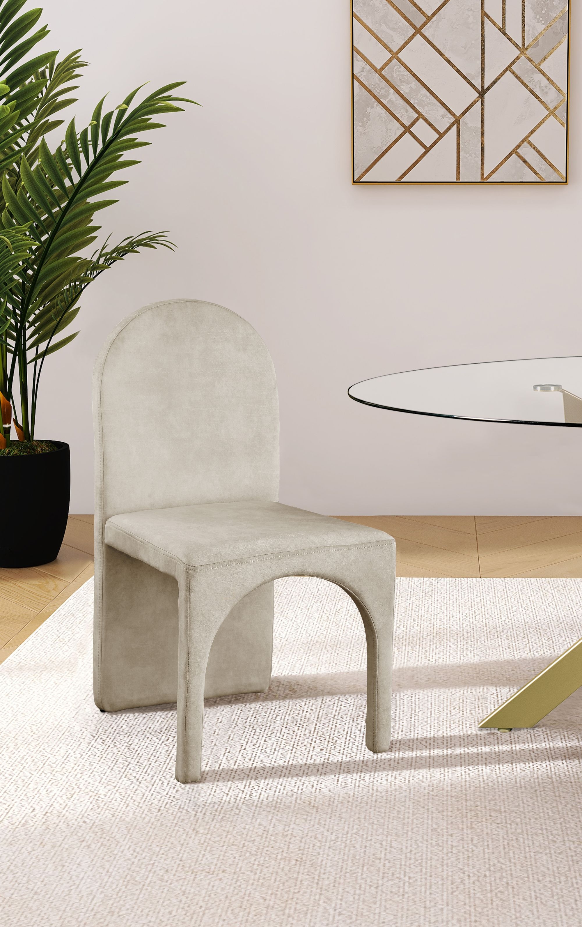 Summer Velvet Dining Side Chair