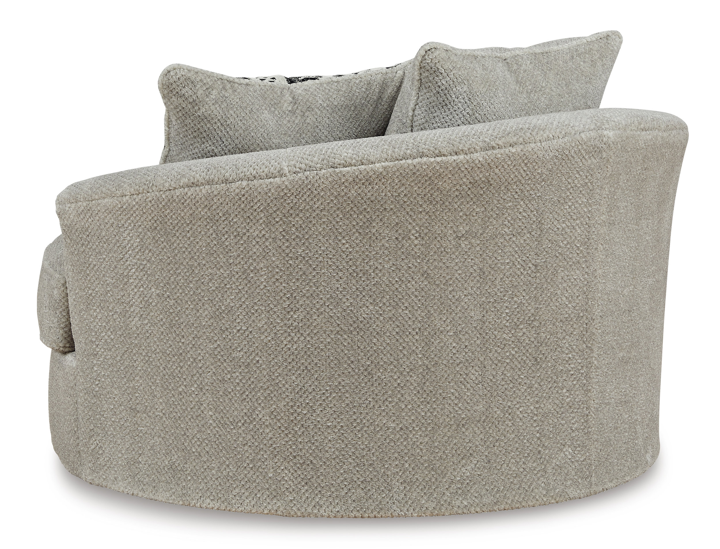 Calnita Fabric Oversized Swivel Accent Chair