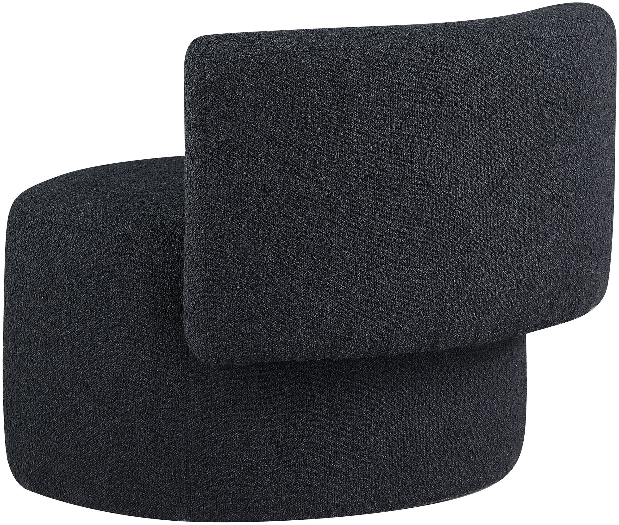 Como Boucle Fabric Accent Chair