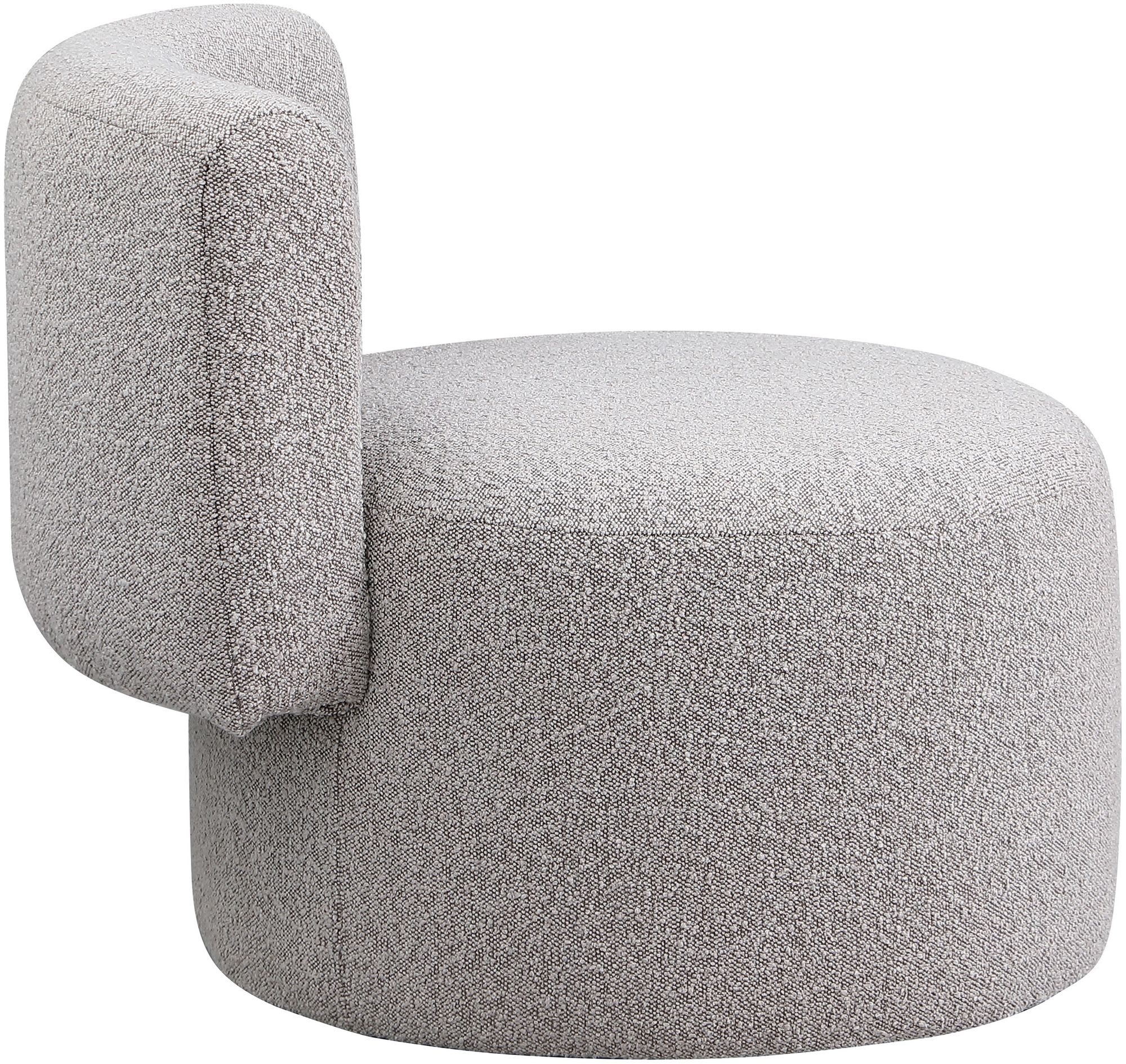 Como Boucle Fabric Accent Chair