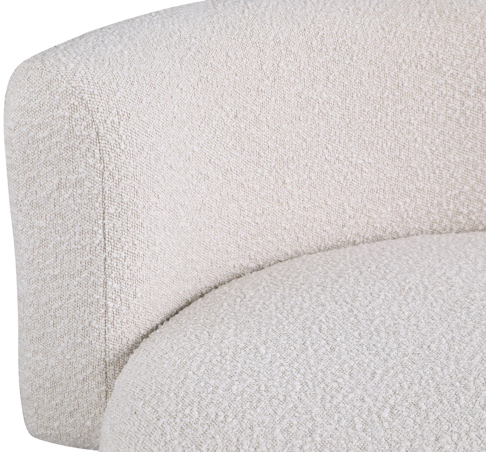 Como Boucle Fabric Accent Chair