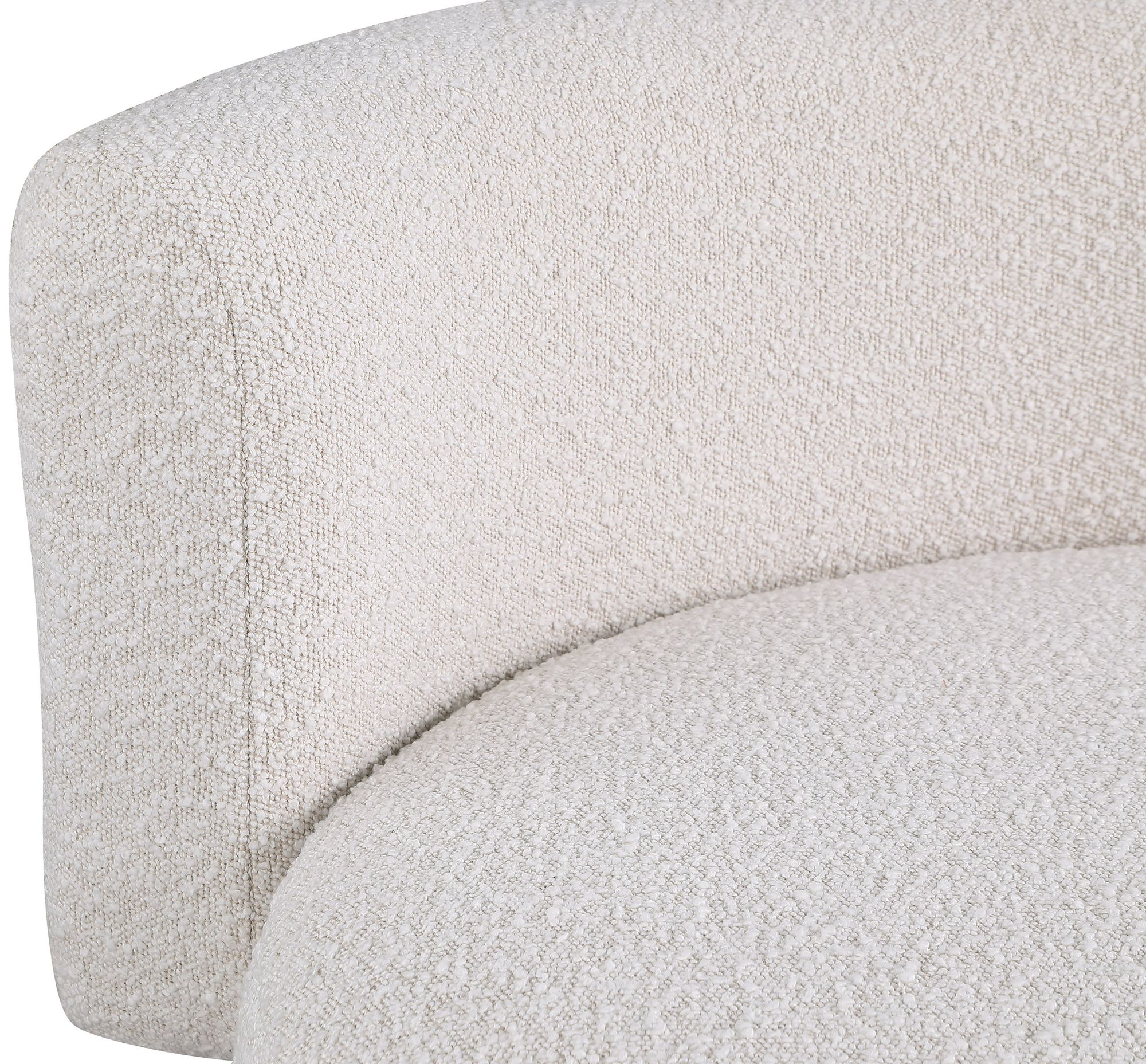 Como Boucle Fabric Accent Chair
