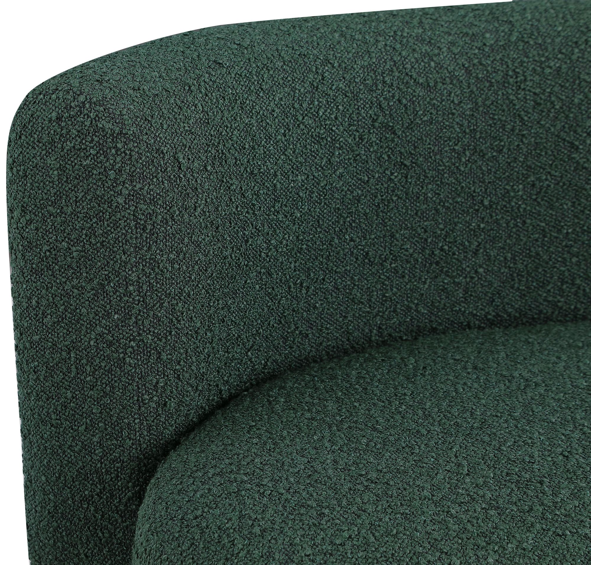 Como Boucle Fabric Accent Chair
