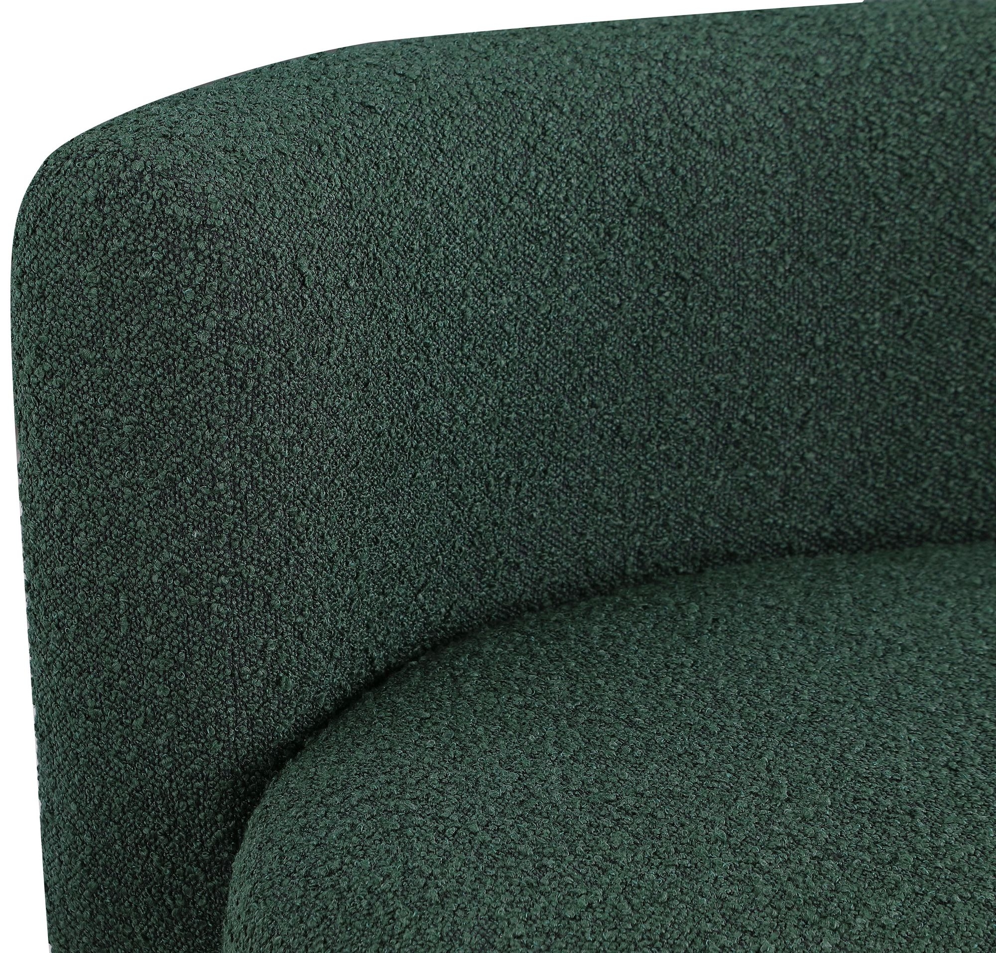 Como Boucle Fabric Accent Chair