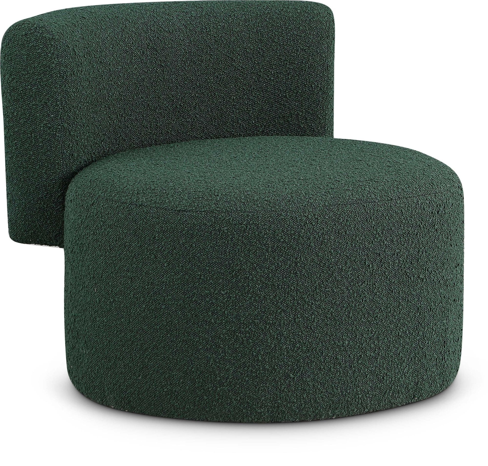 Como Boucle Fabric Accent Chair