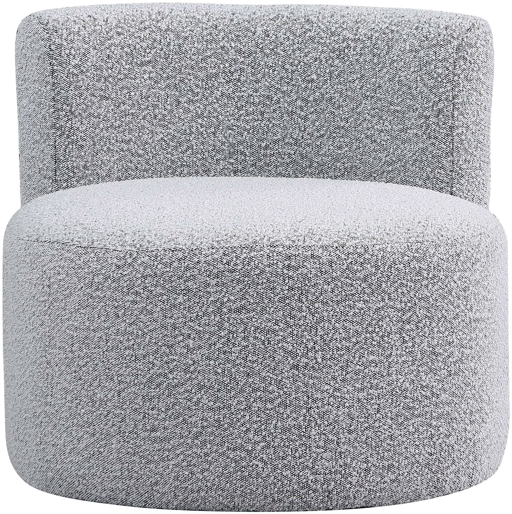 Como Boucle Fabric Accent Chair