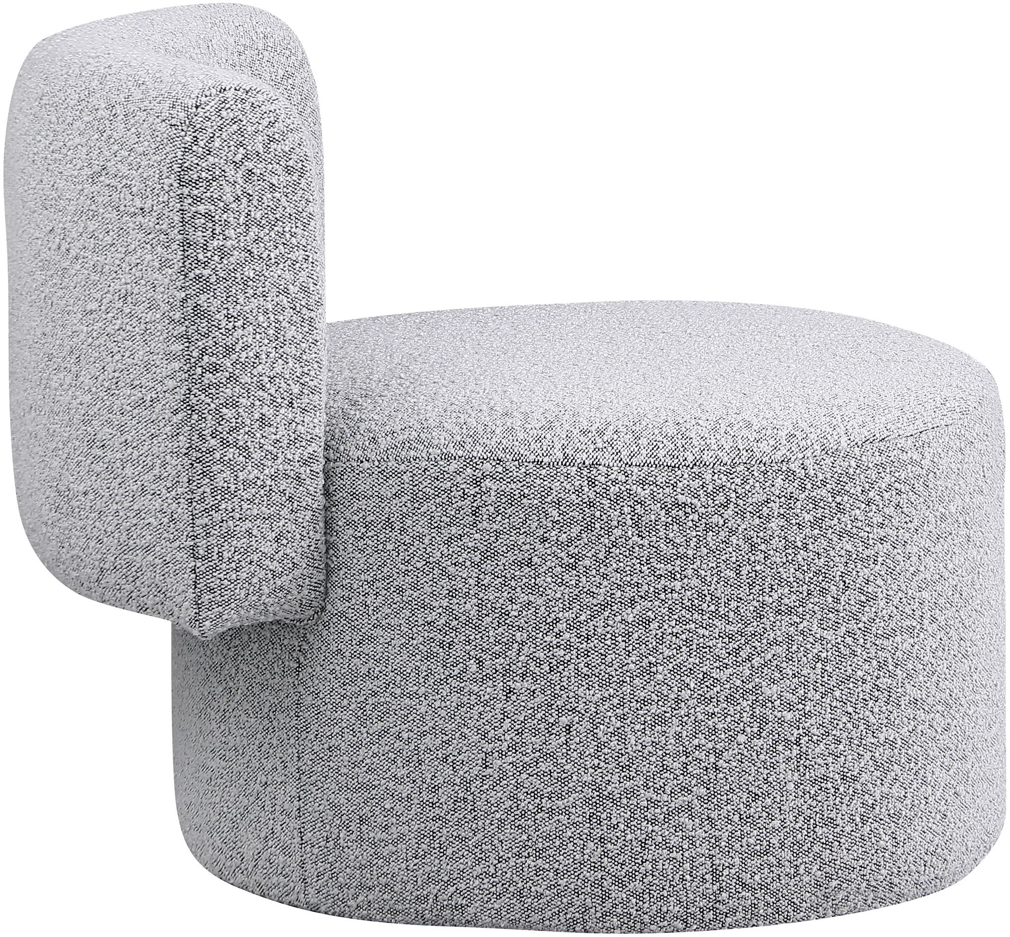 Como Boucle Fabric Accent Chair