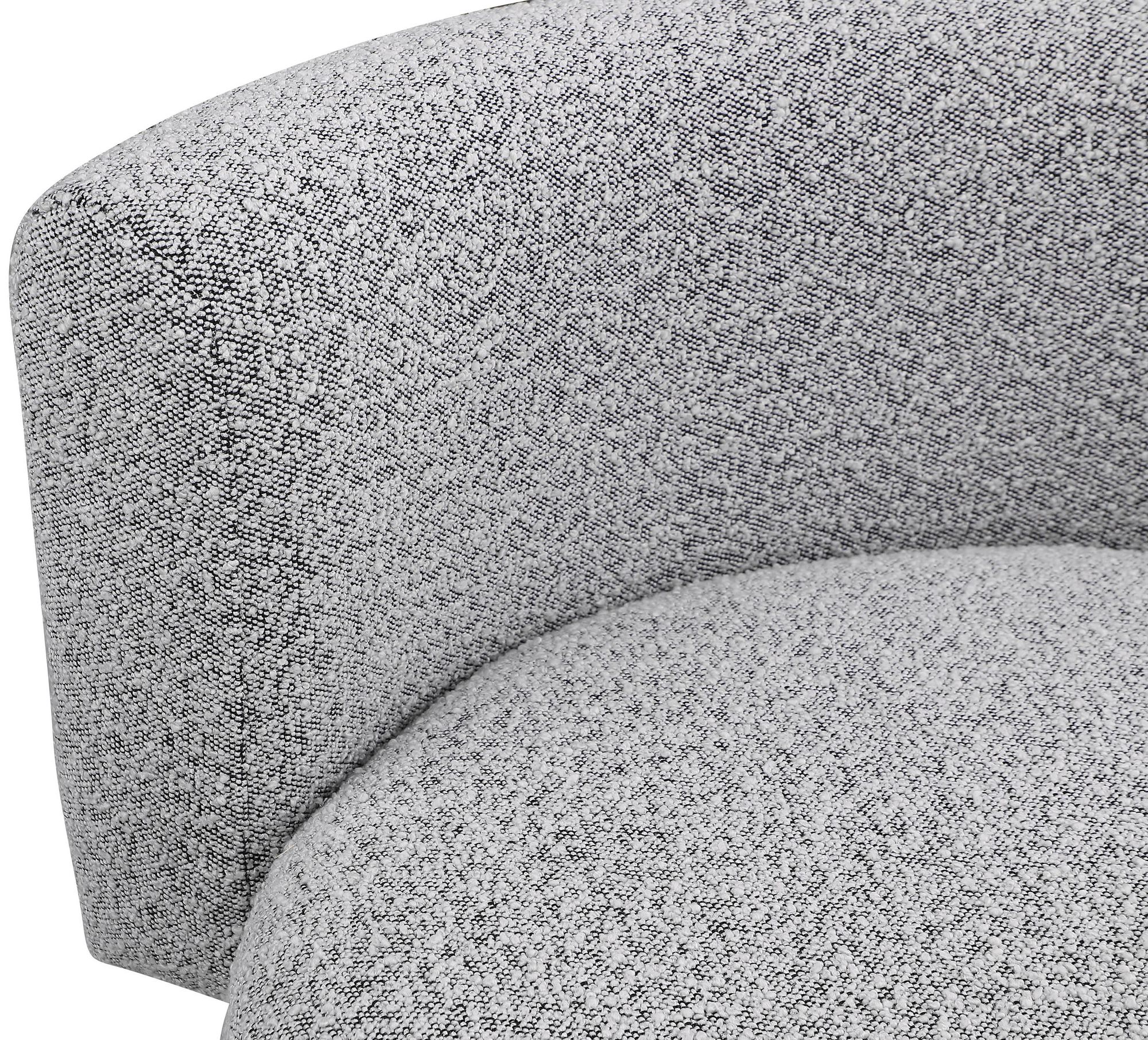 Como Boucle Fabric Accent Chair